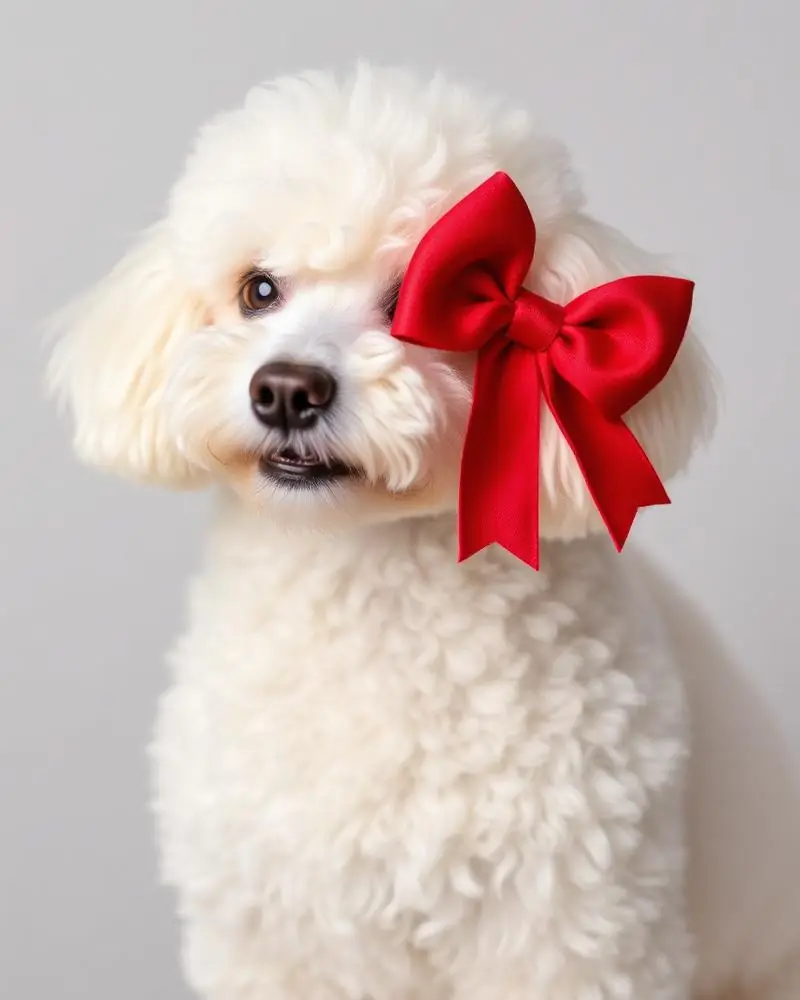Poodle após a tosa