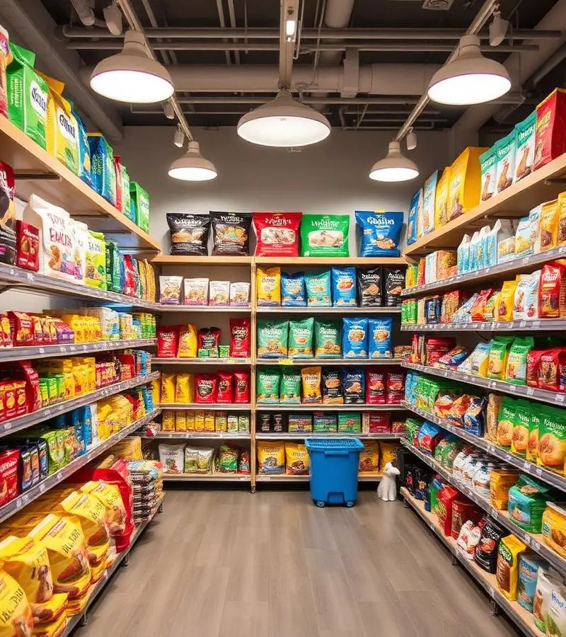 Interior da loja Love Pet
